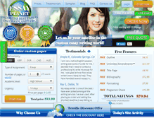 Tablet Screenshot of essayplanet.org